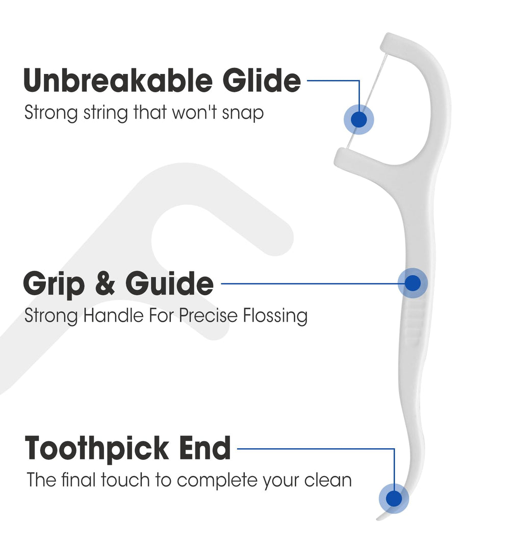 Bulk dental floss picks suitable for home, restaurants, hotels, and office