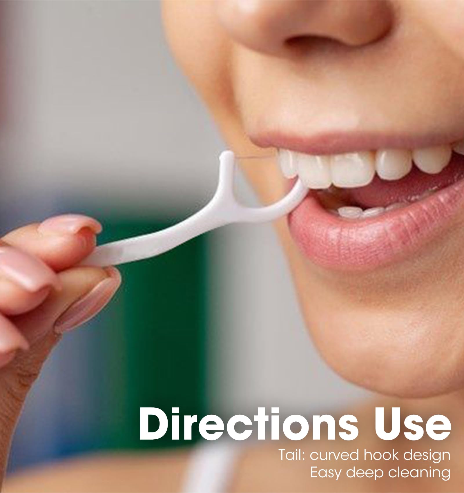 Travel-friendly floss picks for deep cleaning on the go