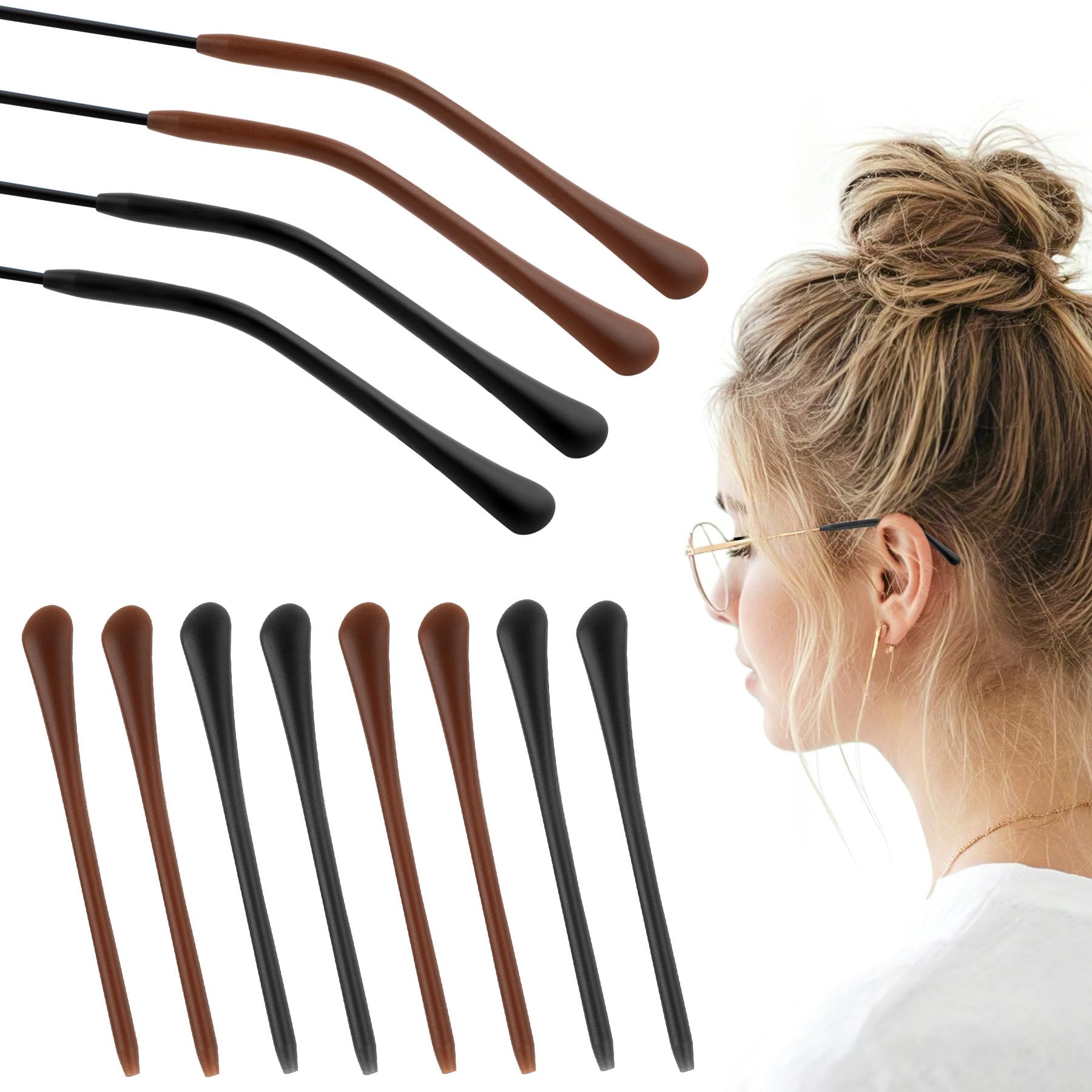 Azure Zone replacement end tips kit for eyewear