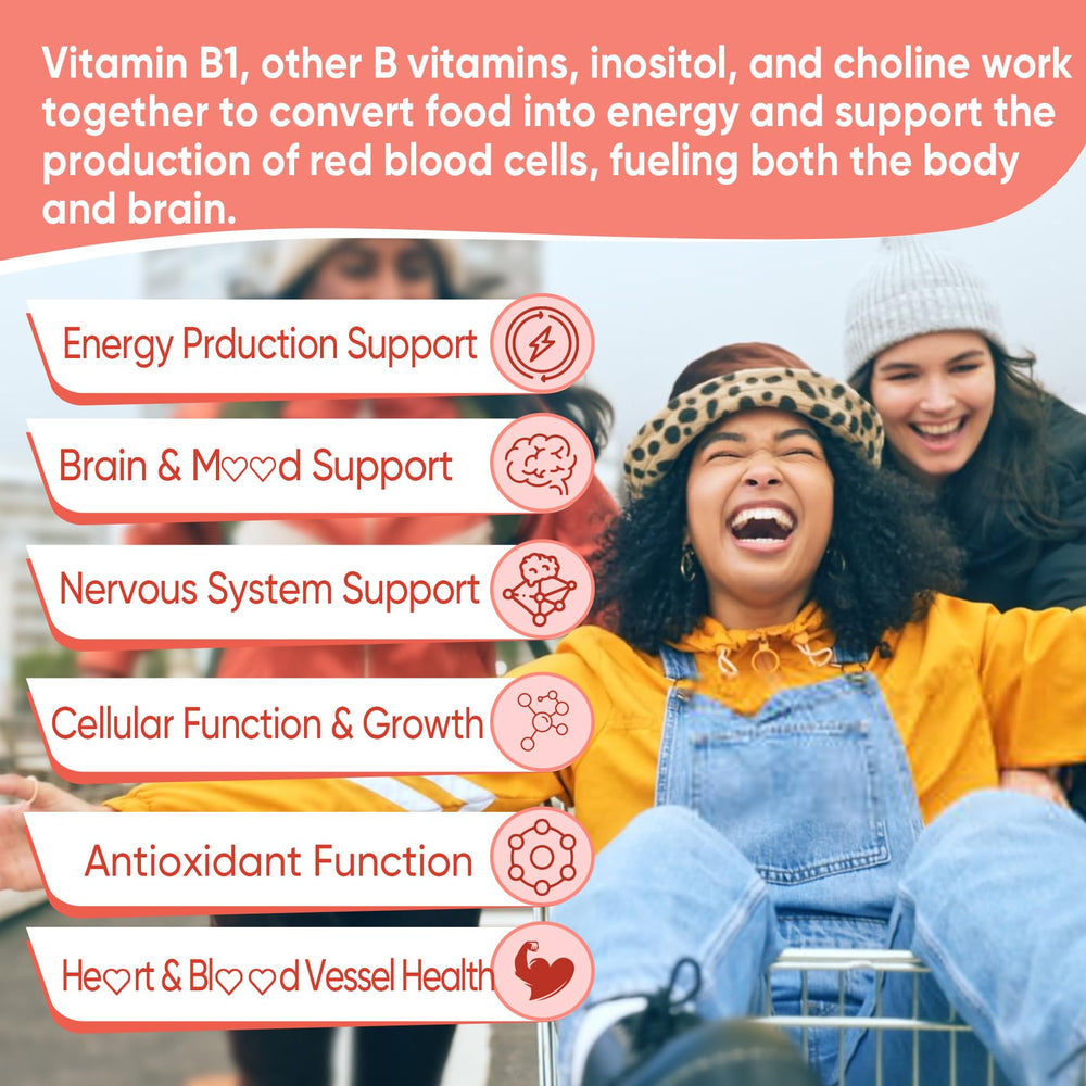 8 essential B vitamins for energy in gummies