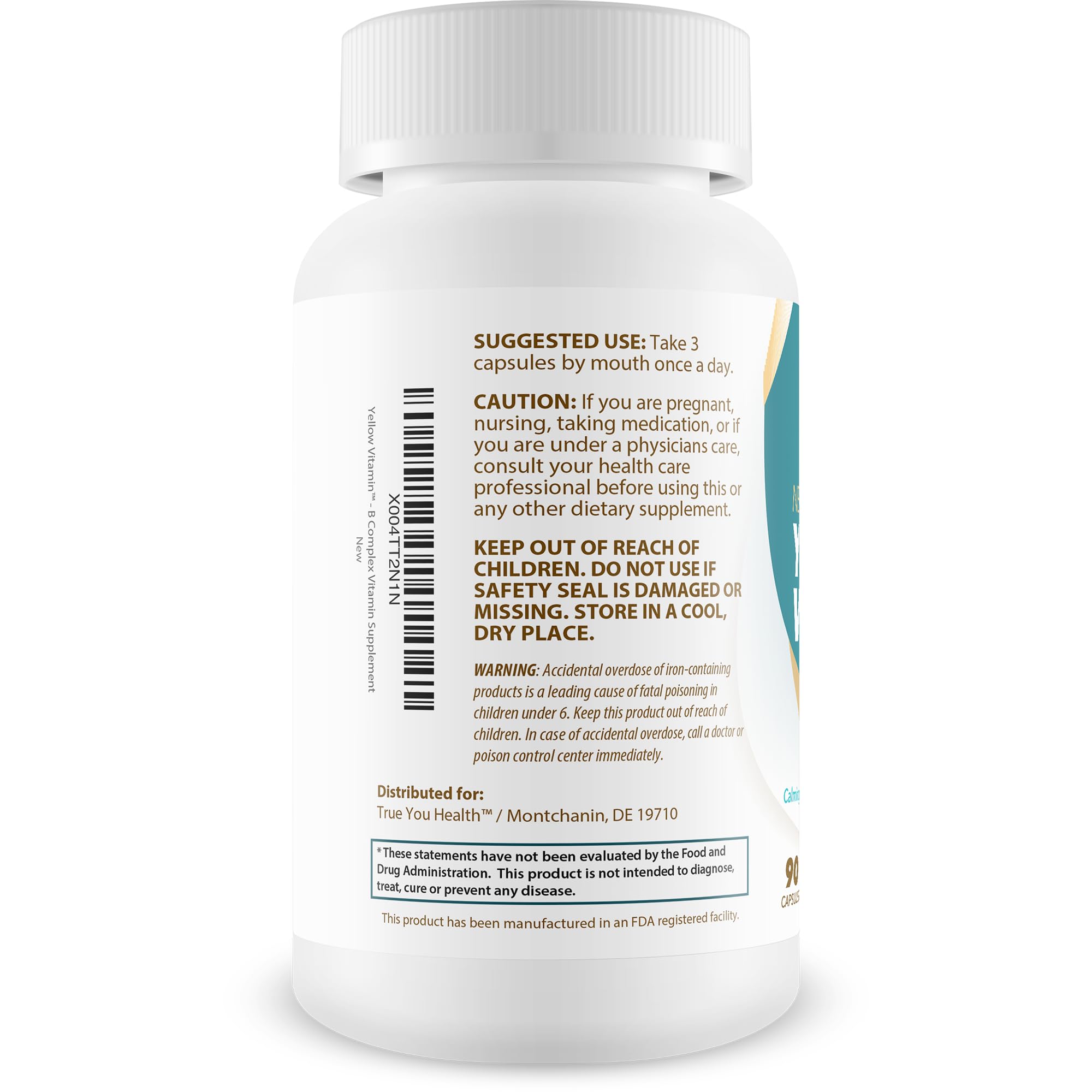 B-complex nerve support ingredients illustration