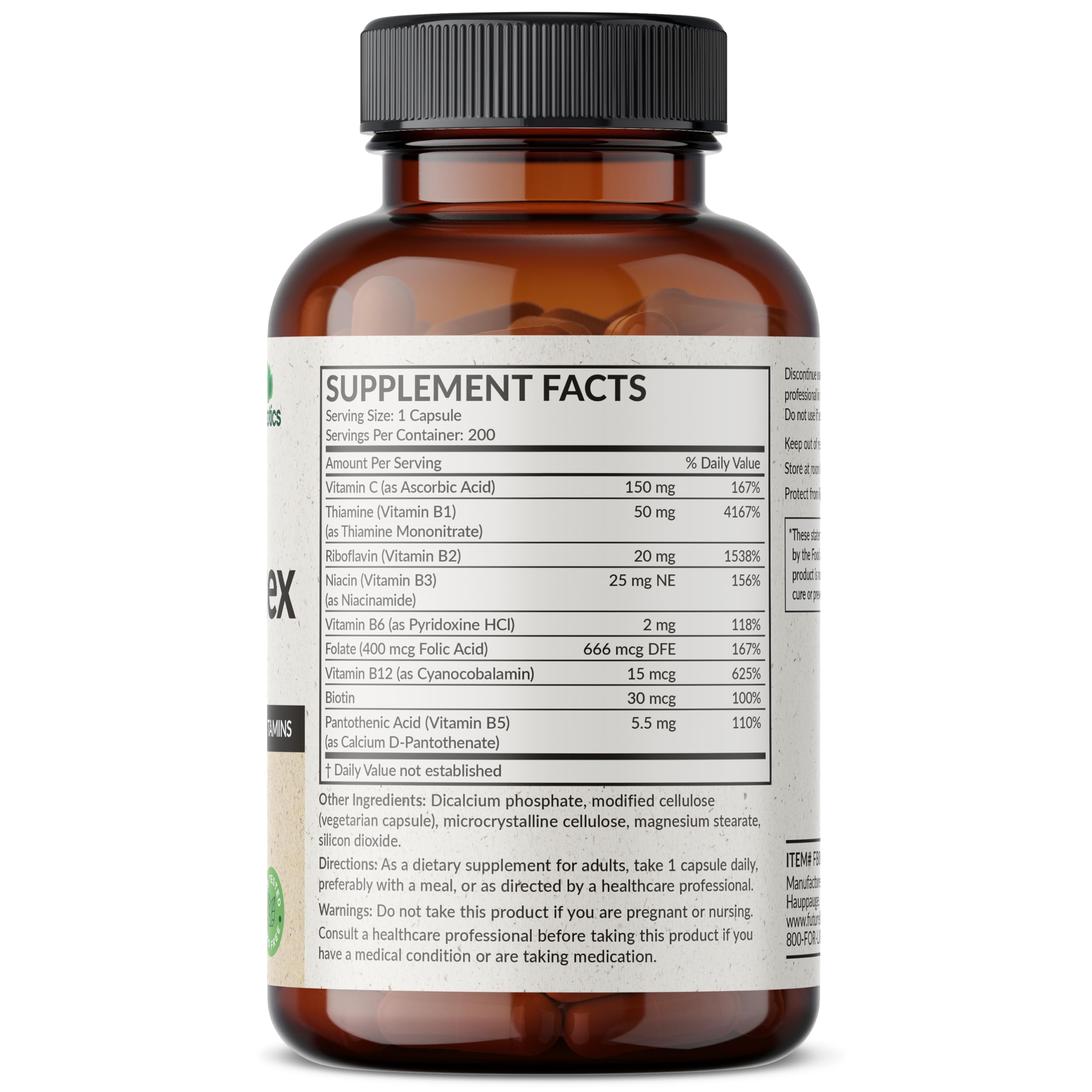 B complex vitamins for energy, immune and nervous system support