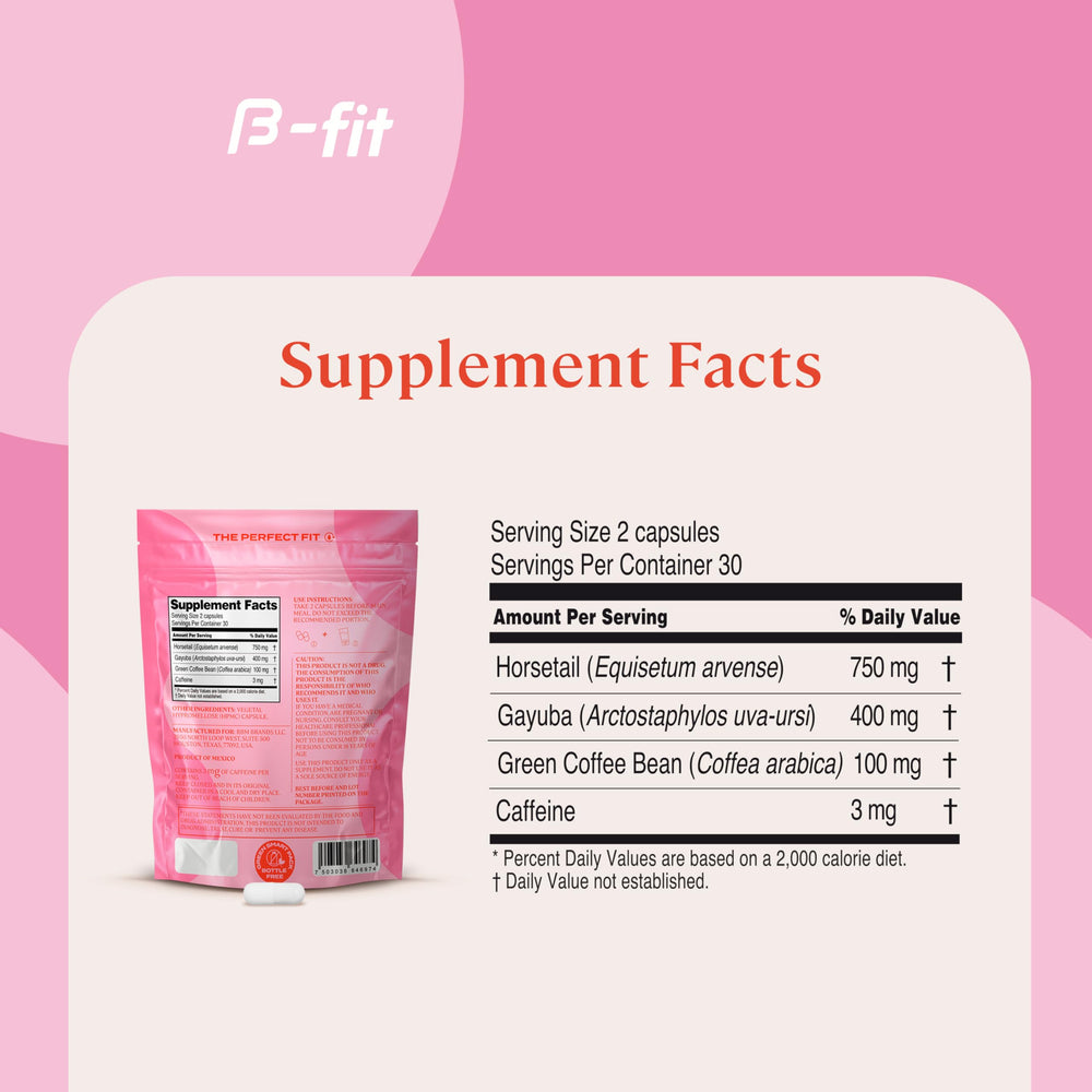 B-FIT B Diuren package design demonstrates natural diuretic support.