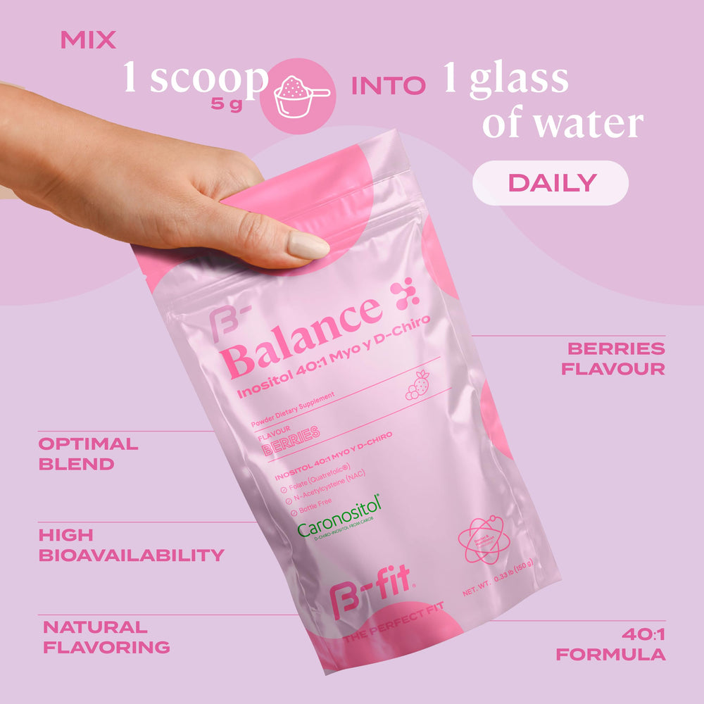 Close-up of berry flavor powder