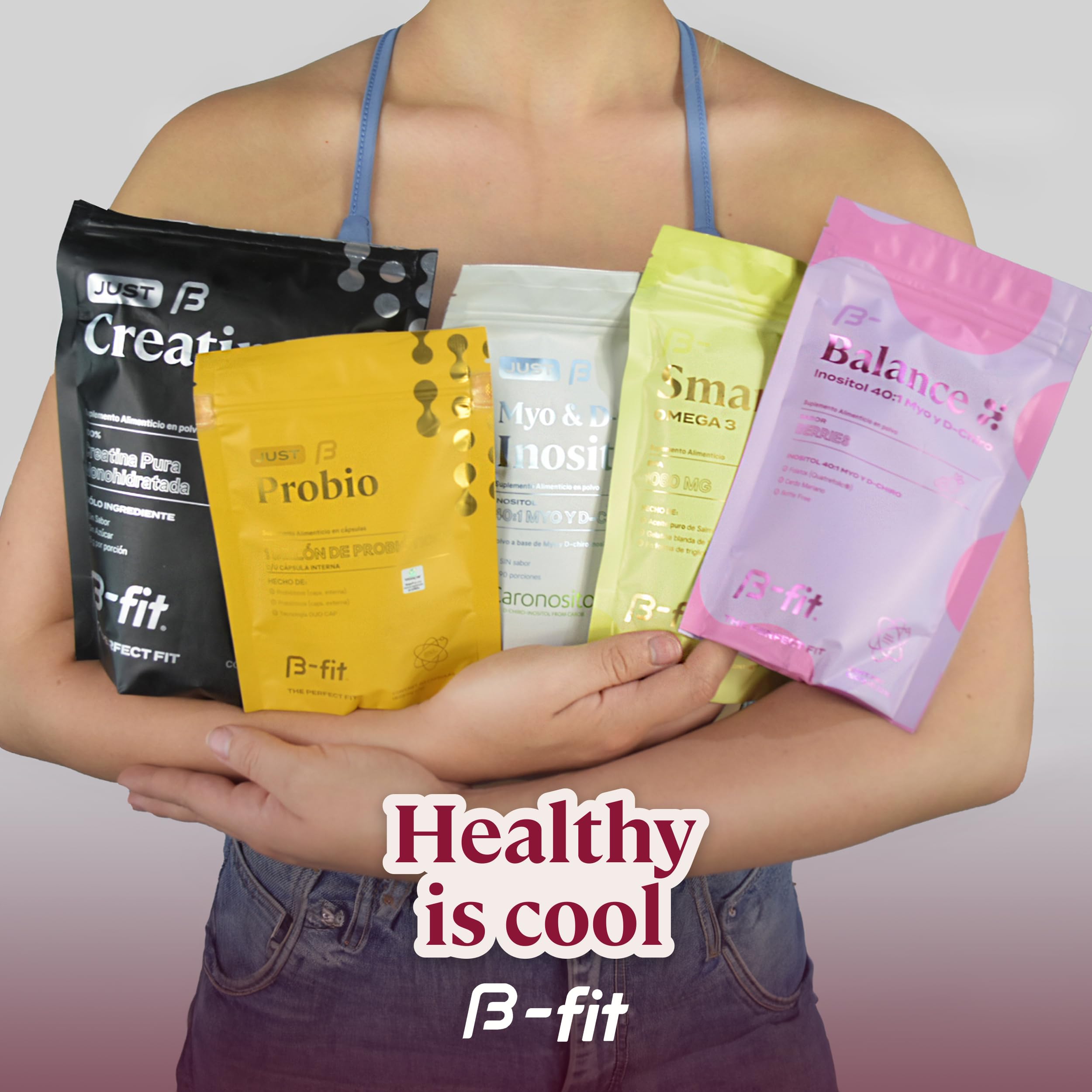 Brand packaging and logo of B-FIT B Inositol Balance