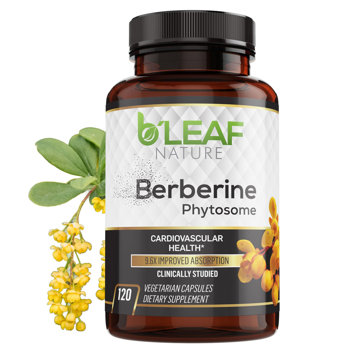 Brand label: B’Leaf Nature Berberine Phytosome 120 capsules
