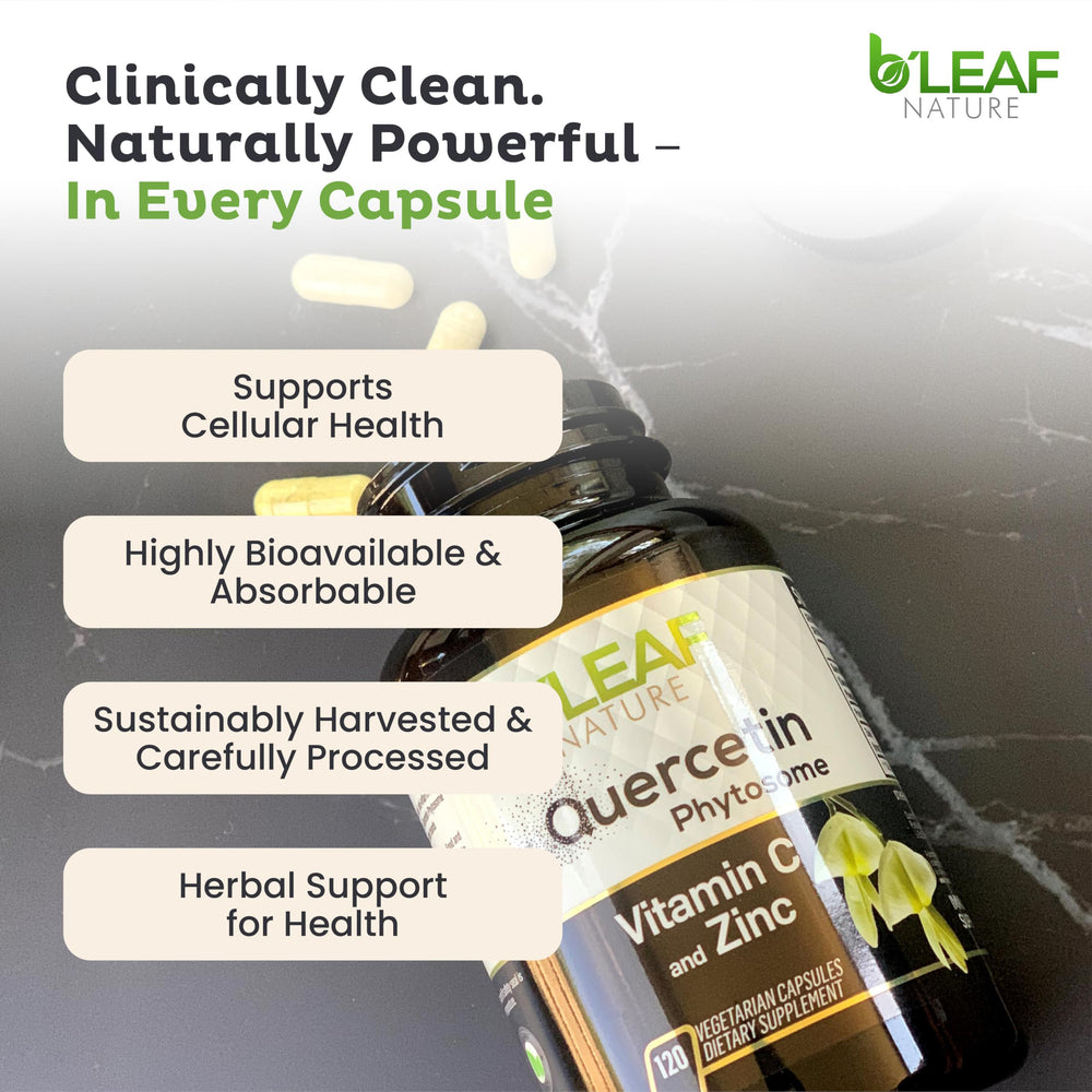 Eco-friendly packaging design for B’LEAF NATURE Quercetin Phytosome
