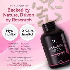 B Life Company capsules in hand to show actual size and daily dosage convenience