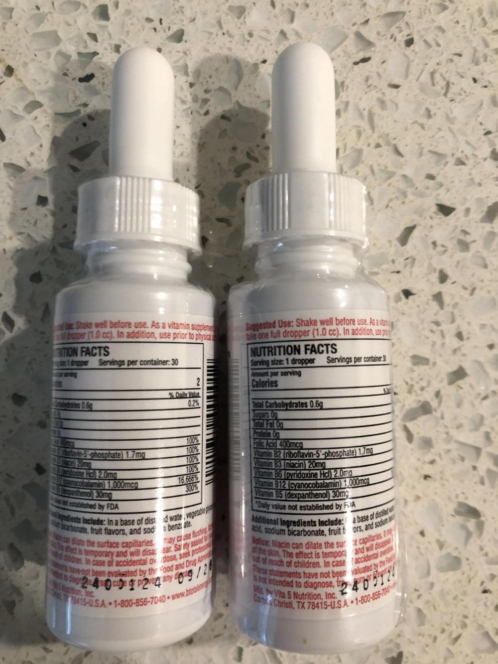 Label detail of The B-Total Solution bottle