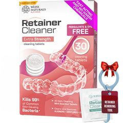 B. WEISS Retainer Cleaner Tablets package – 30 tablets, mint scent