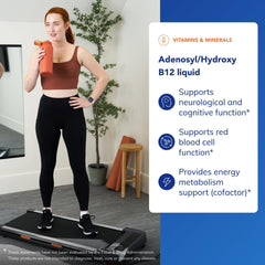 Dosage directions for B12 liquid supplement