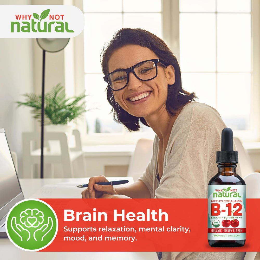 Methylcobalamin form of B12 on product label