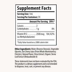 Sublingual vitamin B12 drops for under-the-tongue absorption