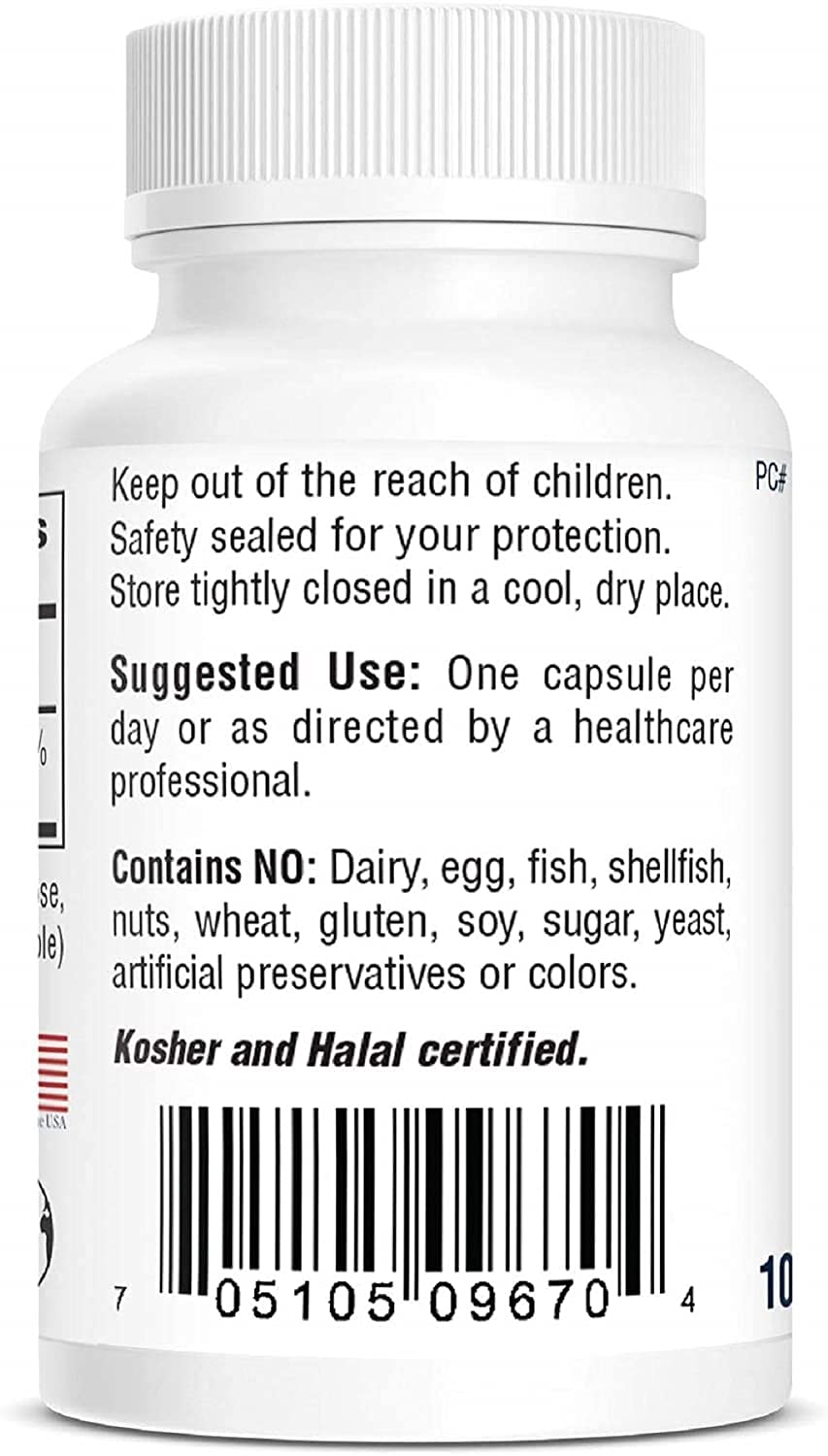B12 Methylcobalamin bottle label with supplement details