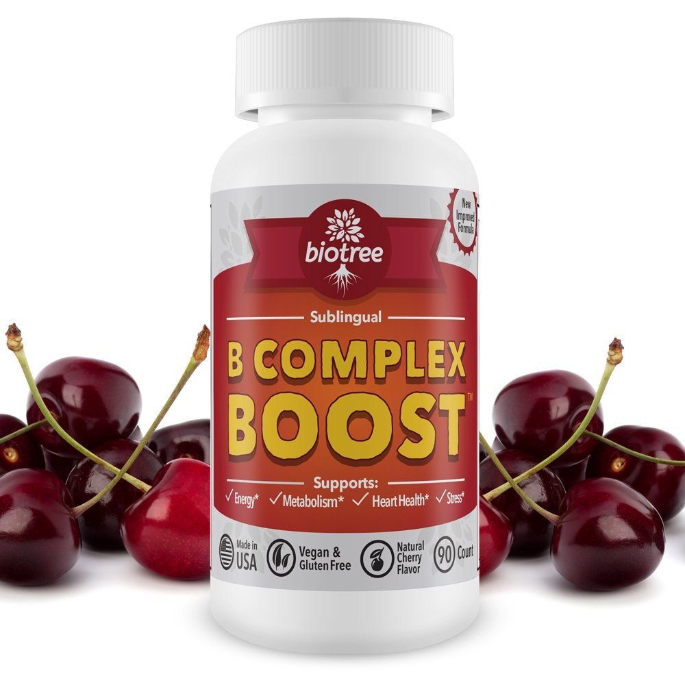 Packaging for BioTree Labs Vitamin B12 Sublingual B Complex