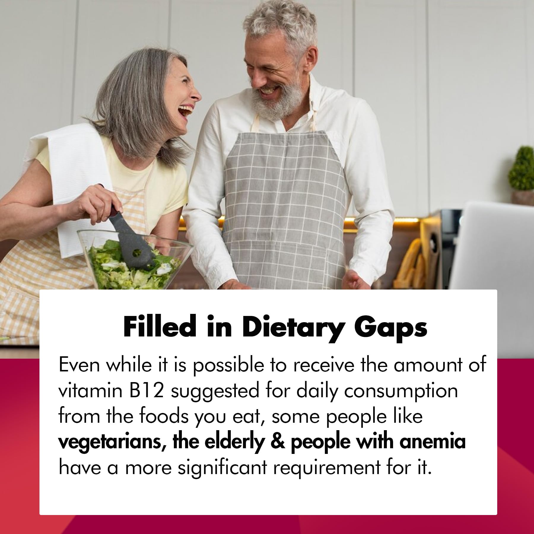 Vegan, non-GMO, gluten-free B12 labeling icons