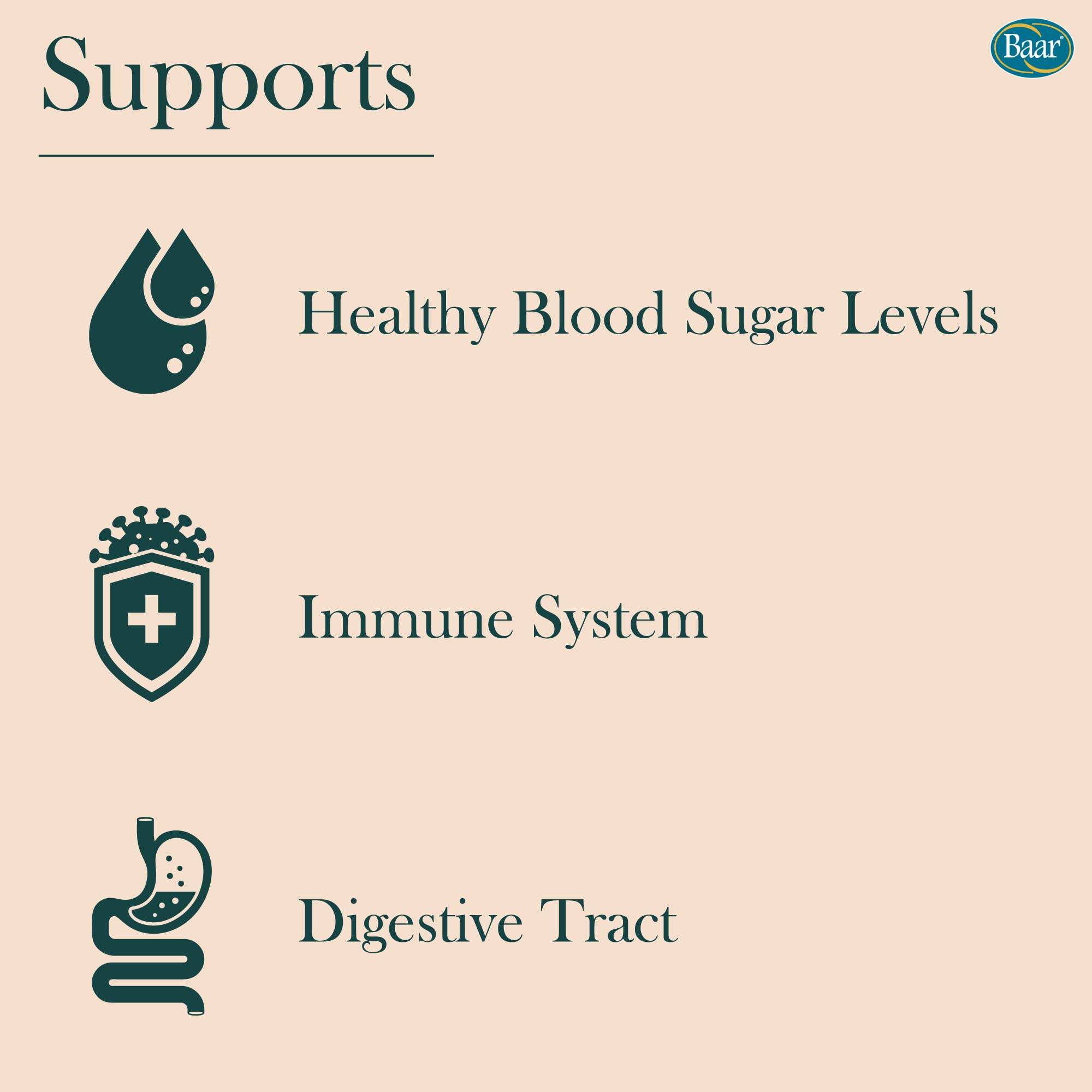 Close-up of Baar Organic Jerusalem Artichoke bottle