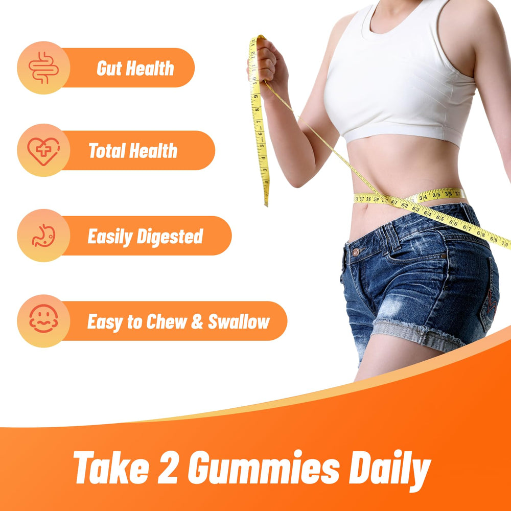 Fiber Gummies in strawberry flavor