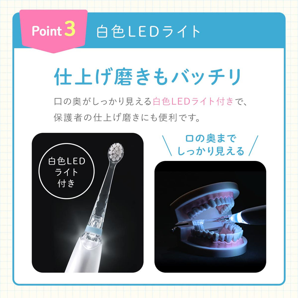 IPX7 water resistance feature of BabySmile toothbrush