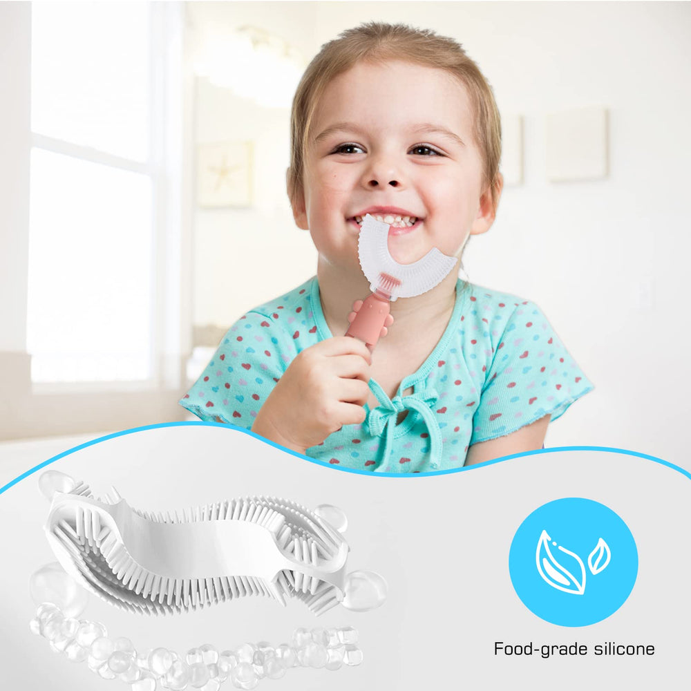 Four stages of brushing tools for different ages
