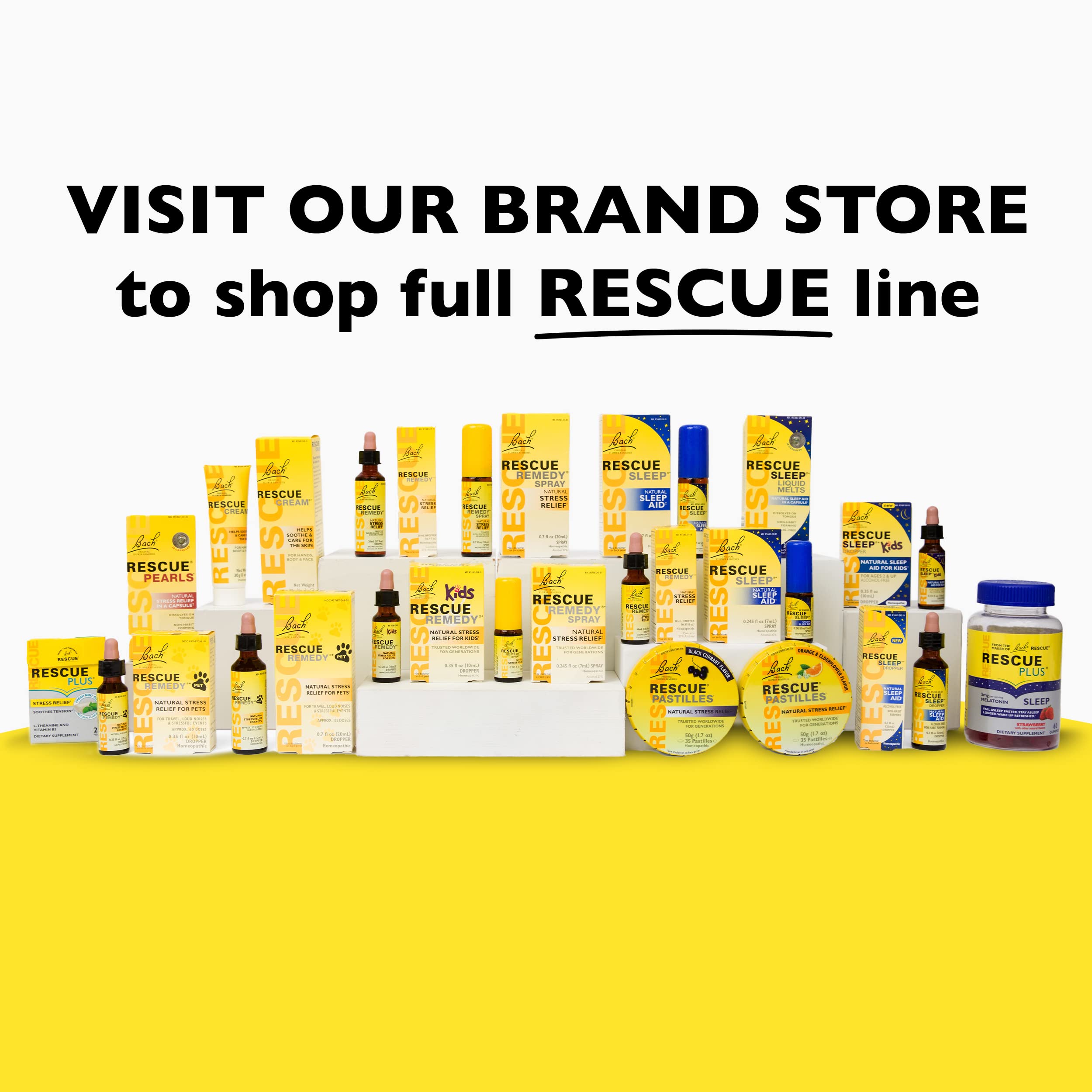 Packaging featuring six Bach Rescue Sleep flowers