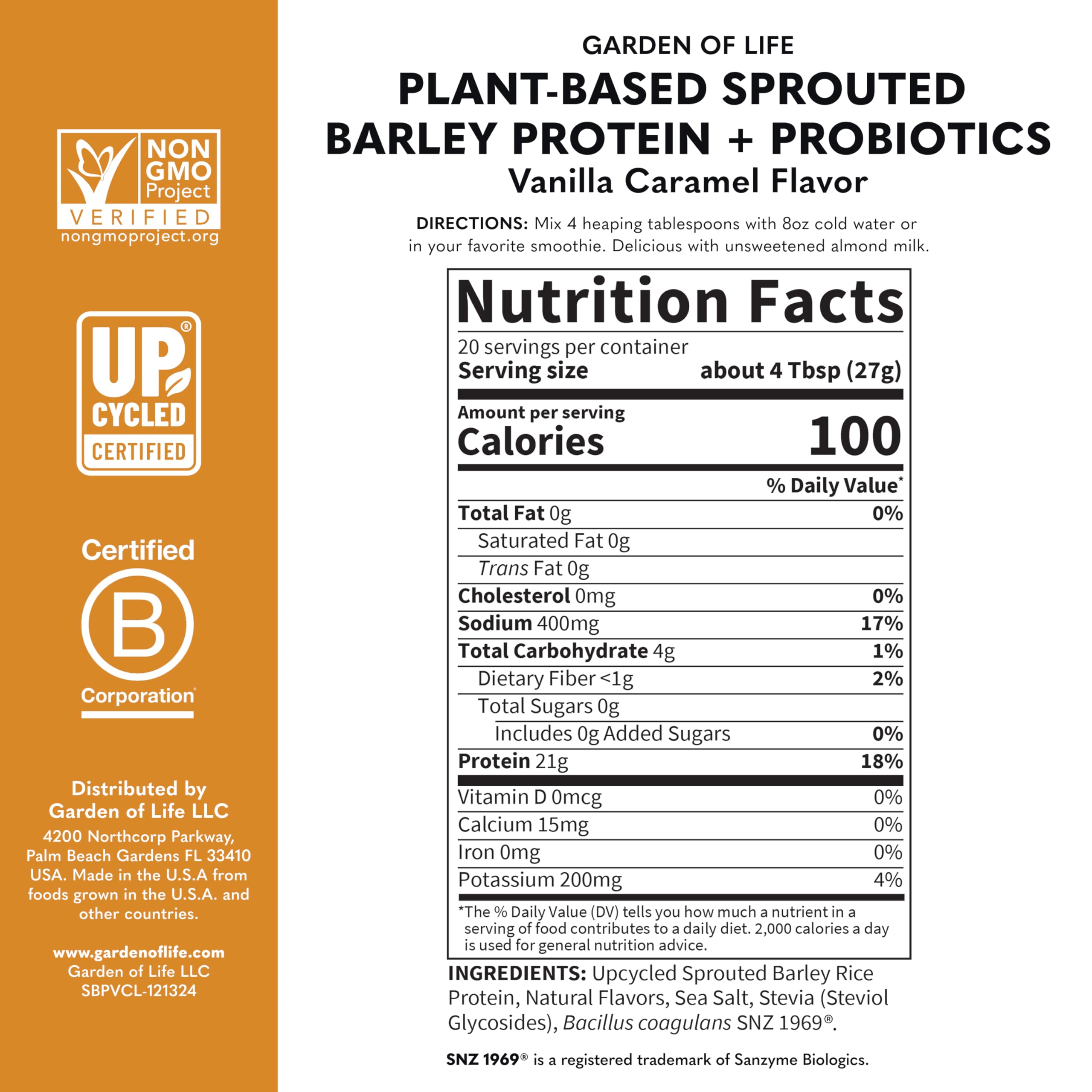 Bacillus coagulans SNZ 1969 probiotic capsule
