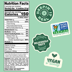 Back to Nature Fudge Mint Cookies dunk-in-milk moment ideal for quick snacking.