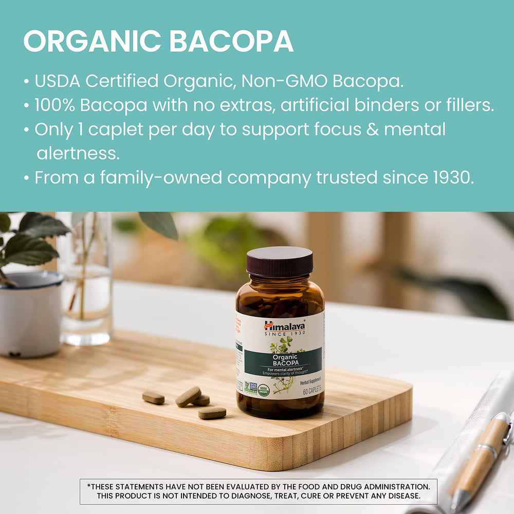 Organic Bacopa Monnieri ingredients for nootropic supplement