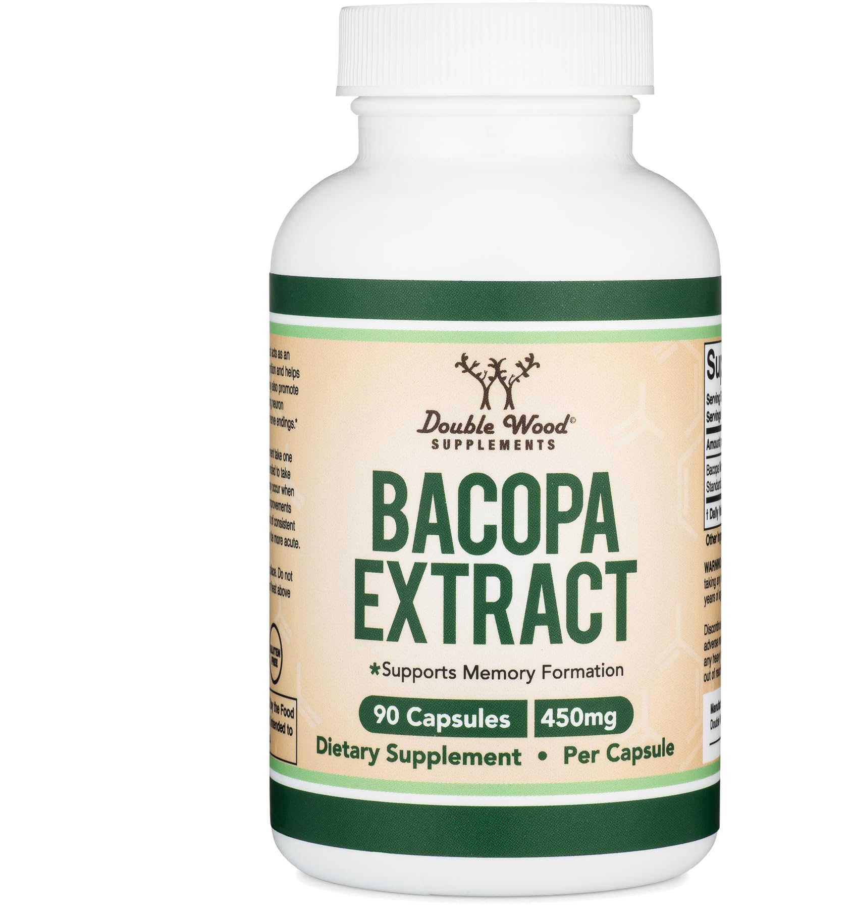 Bacopa Monnieri capsules 450 mg 90 count main product image