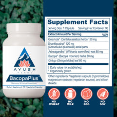 Close-up of organic bacopa used in BacopaPlus supplement