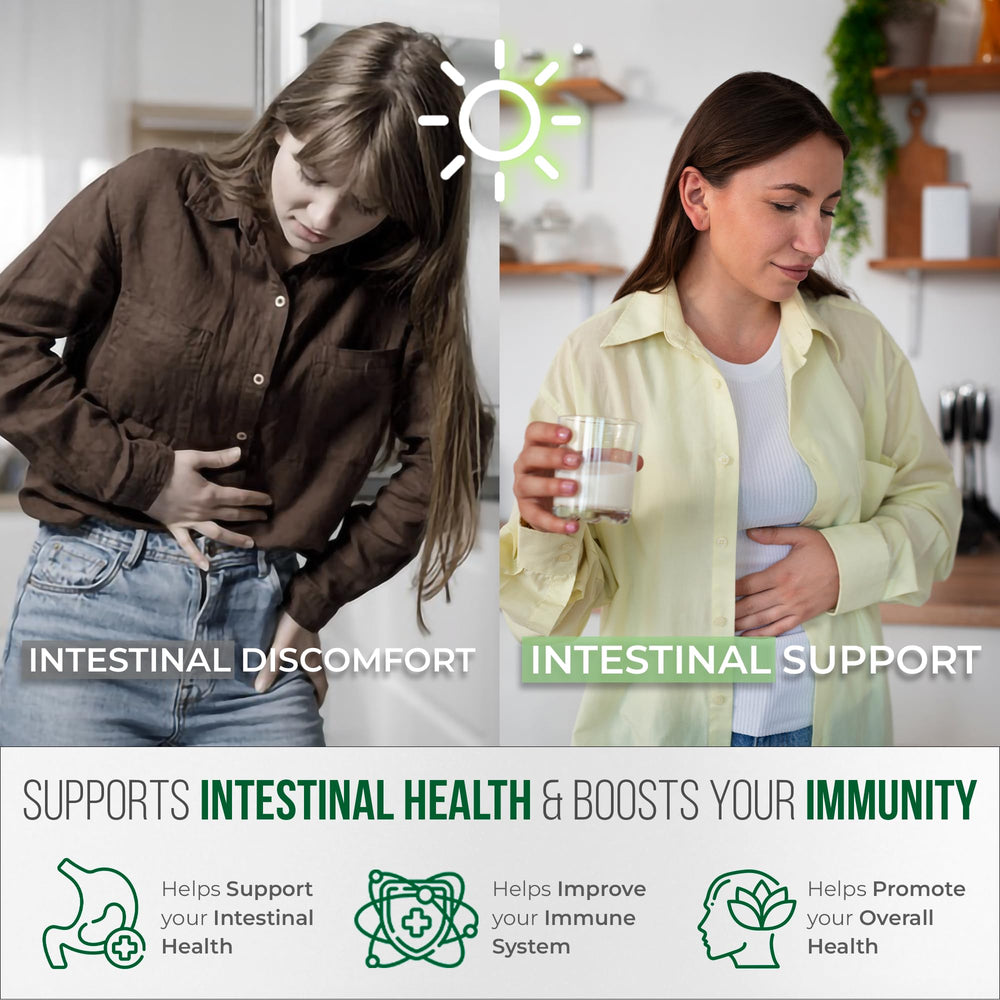 Front view of Bacterium Plus packaging