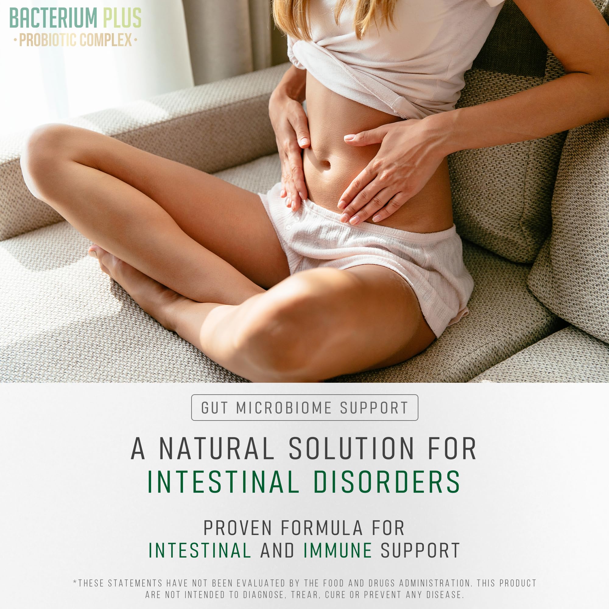 Gentle daily formula concept for gut health