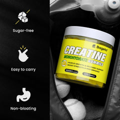 Gummy bottle label highlighting vegan, non-GMO and zero sugar