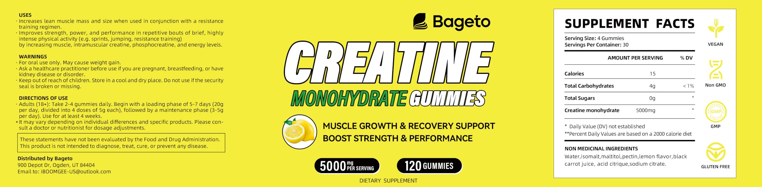 Close-up of lemon-flavored gummies texture