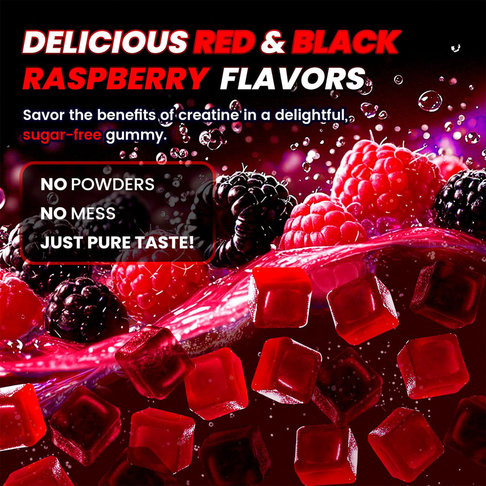 Gummies spilled on white surface