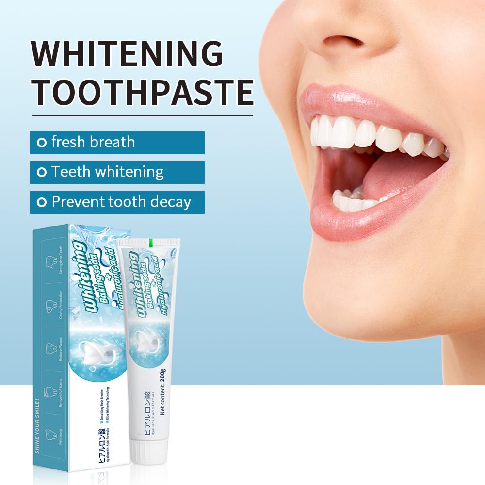 Scooped toothpaste showing creamy white texture