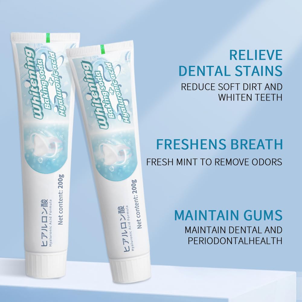 Adults' whitening toothpaste for enamel-safe cleaning