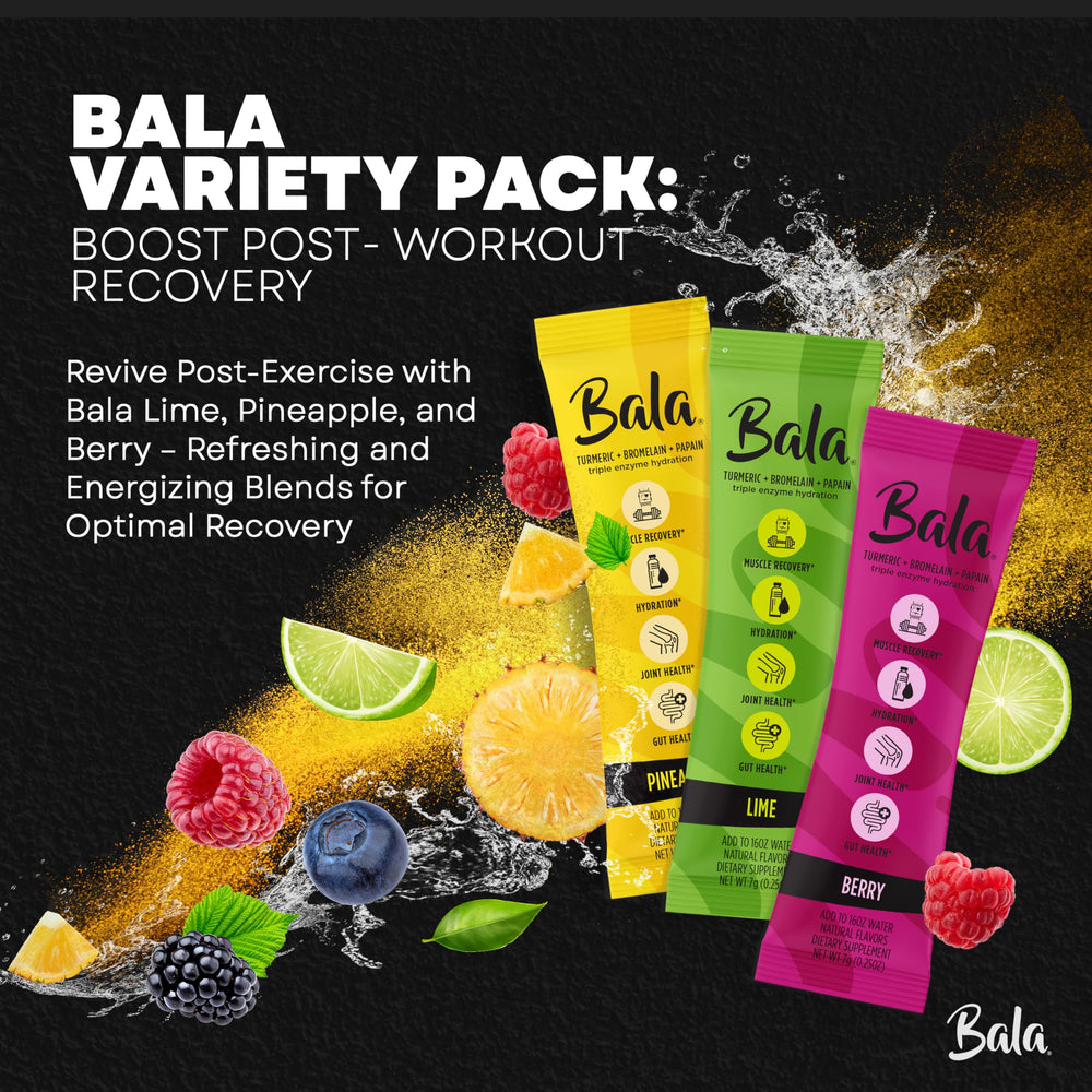 BALA Berry flavor stick highlights vibrant taste for post-workout refreshment.