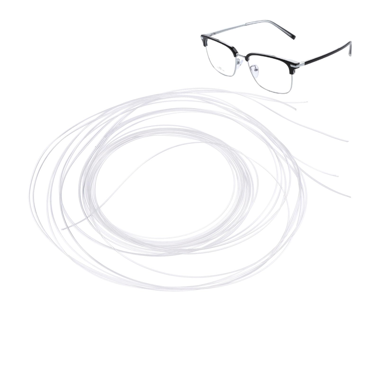 Balacoo eyeglasses repair string 3-pack in transparent cord