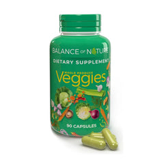 Balance of Nature Veggies supplement bottle