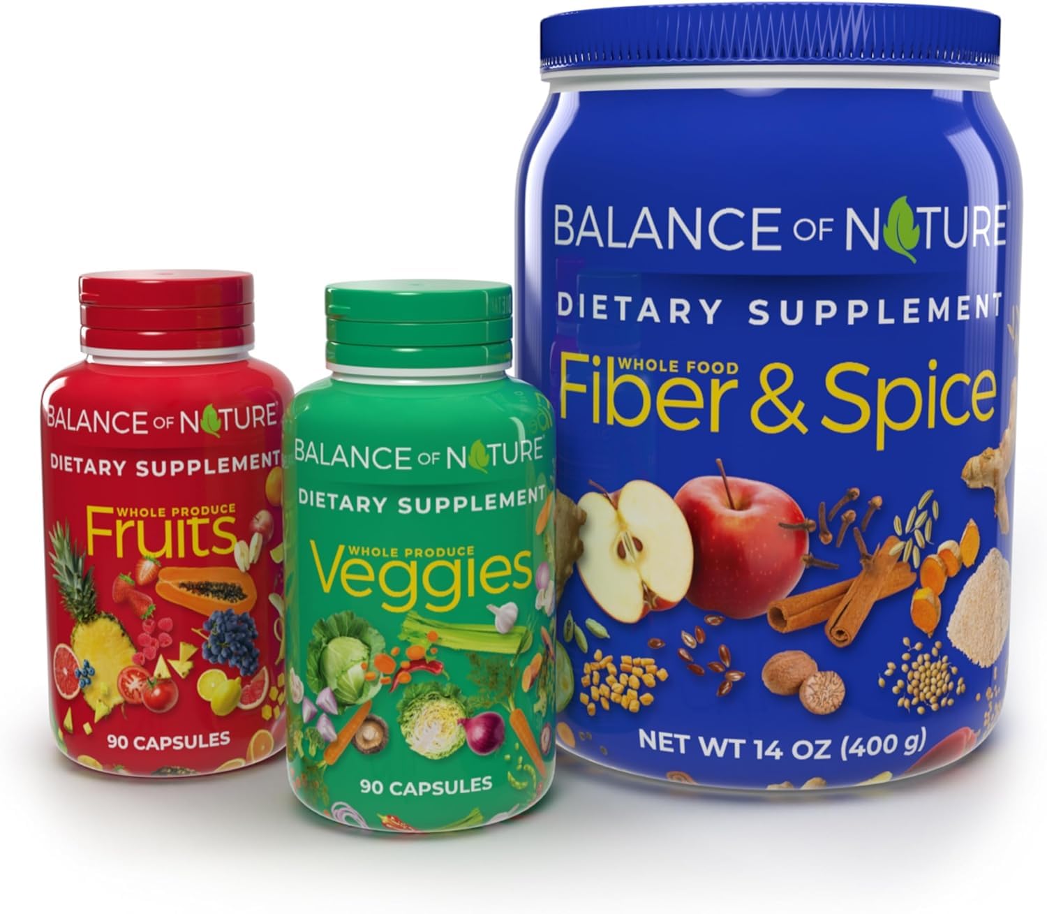 Whole Health System bundle of Balance of Nature supplements