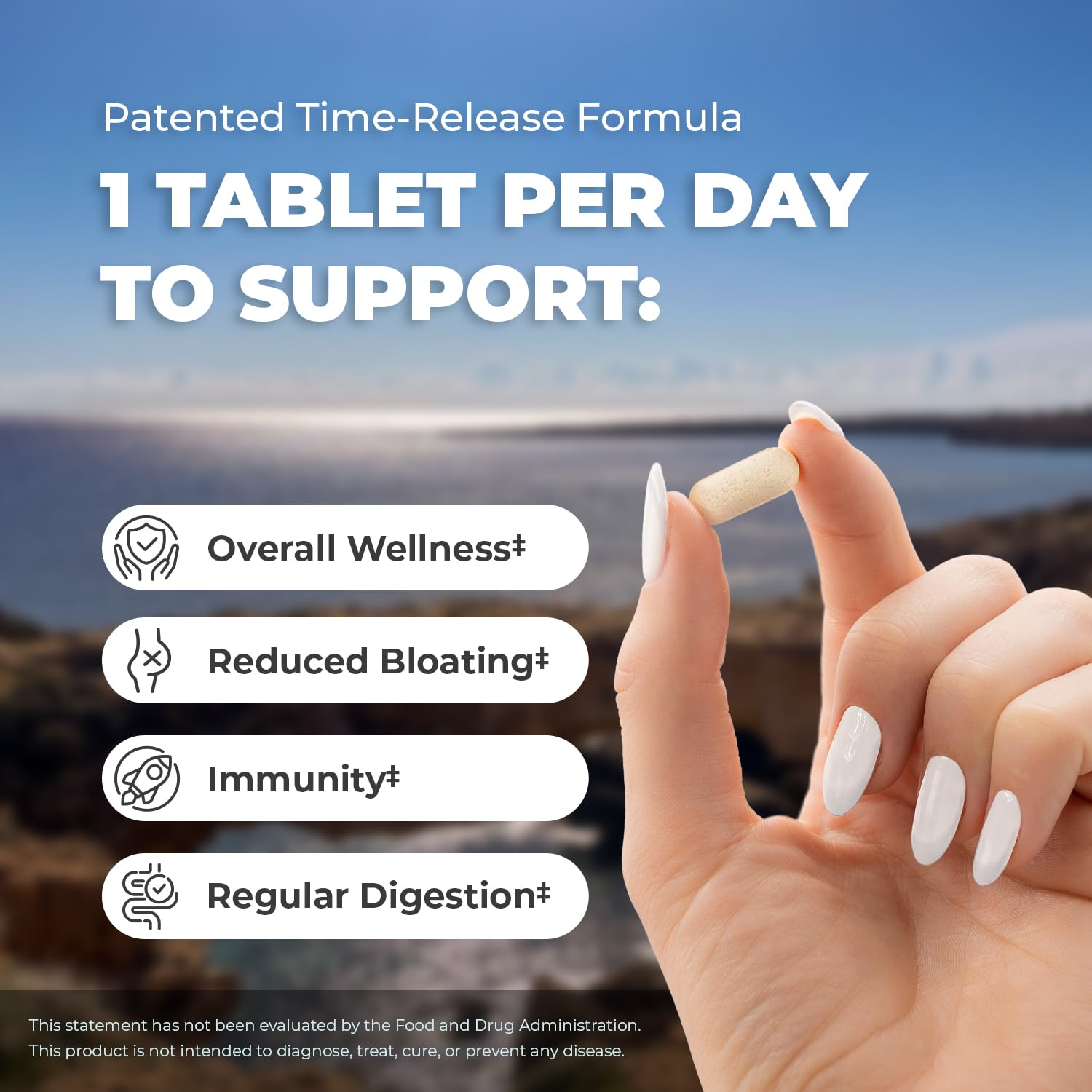 Two-month supply with one tablet per day
