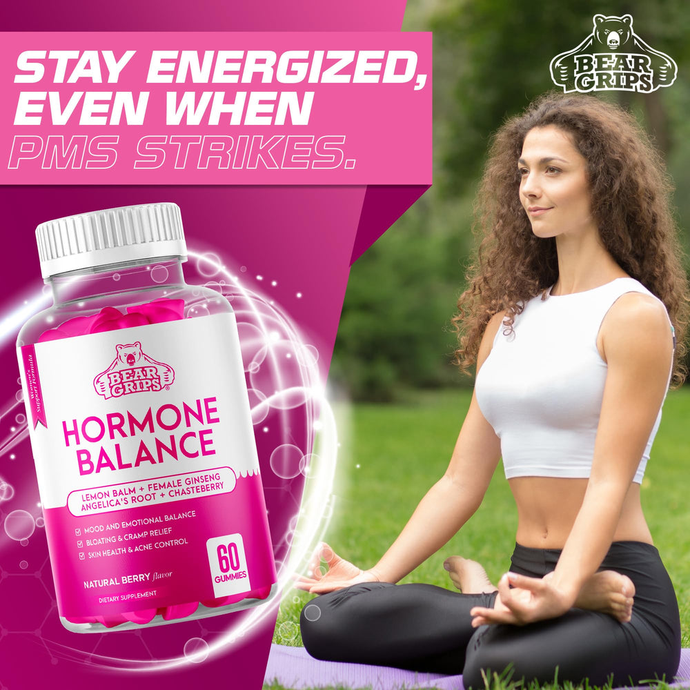 Gummy supplement supporting women's balance and wellbeing