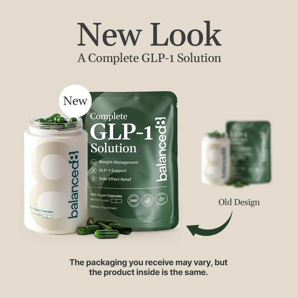 balanced8 probiotics and prebiotics blend on label highlights gut health support