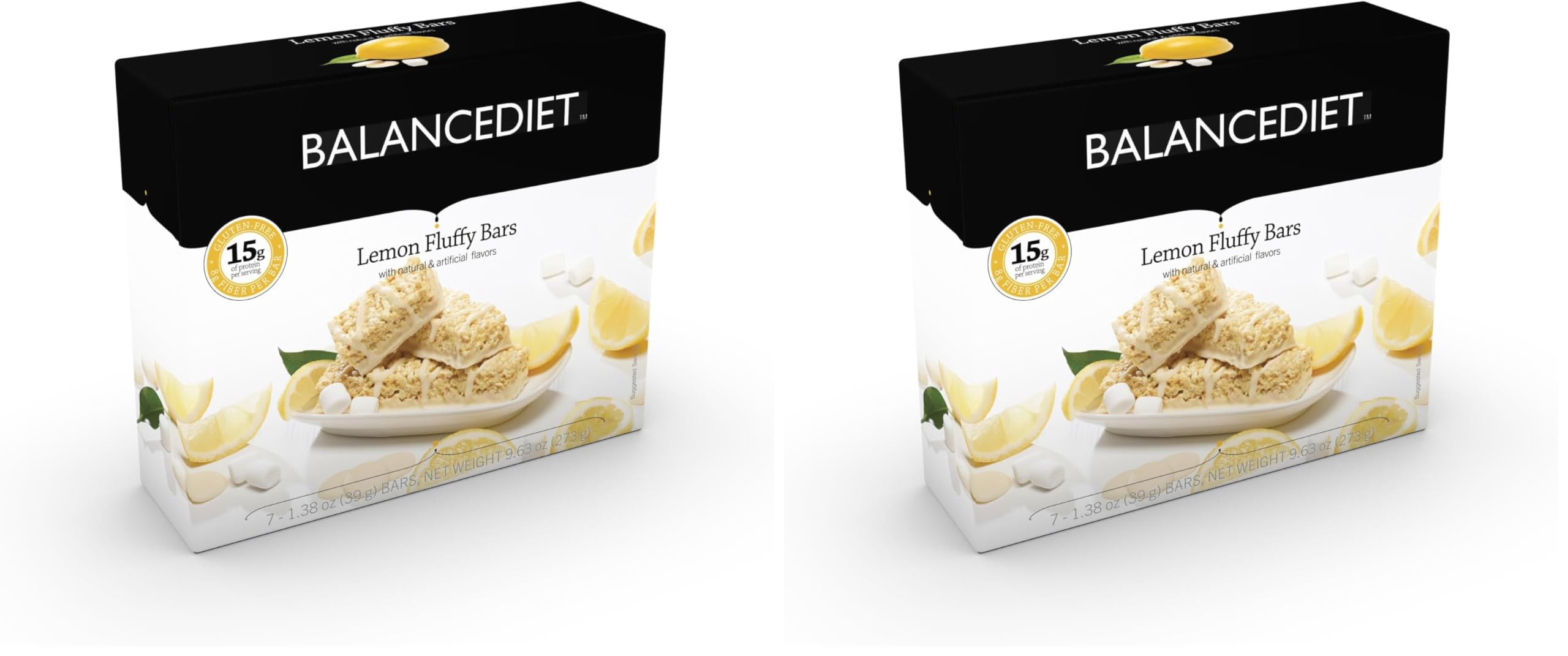 BalanceDiet Lemon Fluffy bar pack-2 ready for on-the-go high-protein snacking.