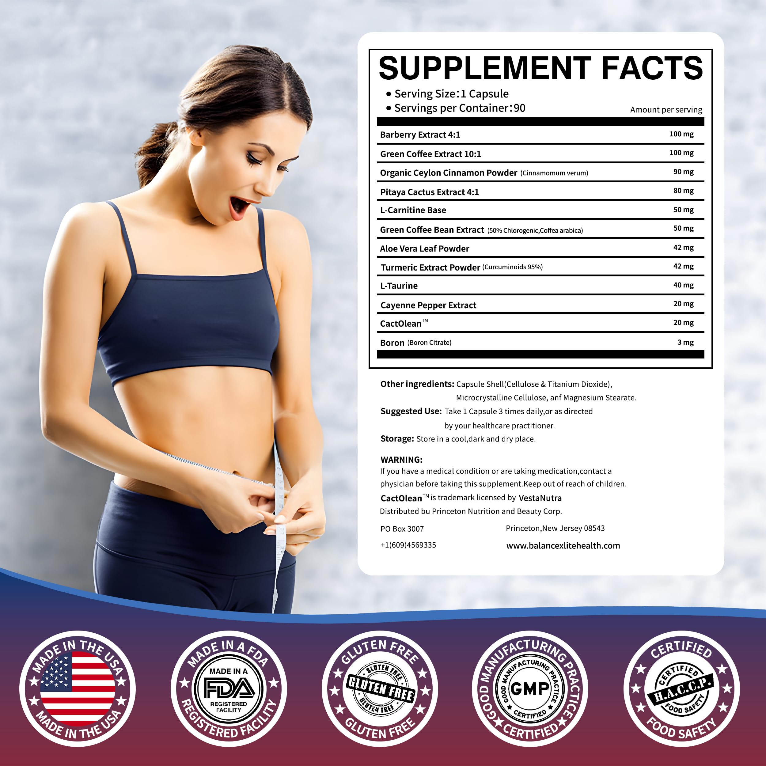 Balancexlite Plus GLP-1 supplement bottle and packaging