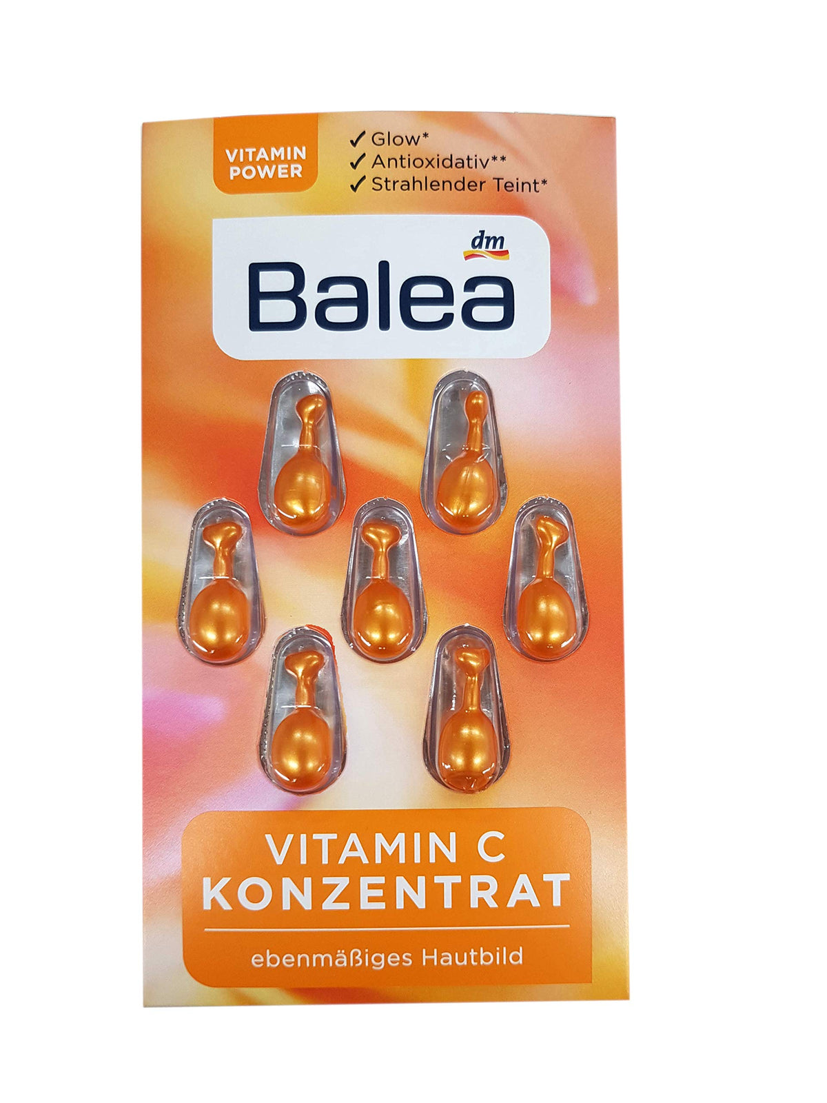 Balea Vitamin C Concentrate 3 x 7 capsules packaging