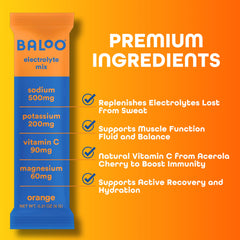 Baloo travel packets ideal for hydration on trips.