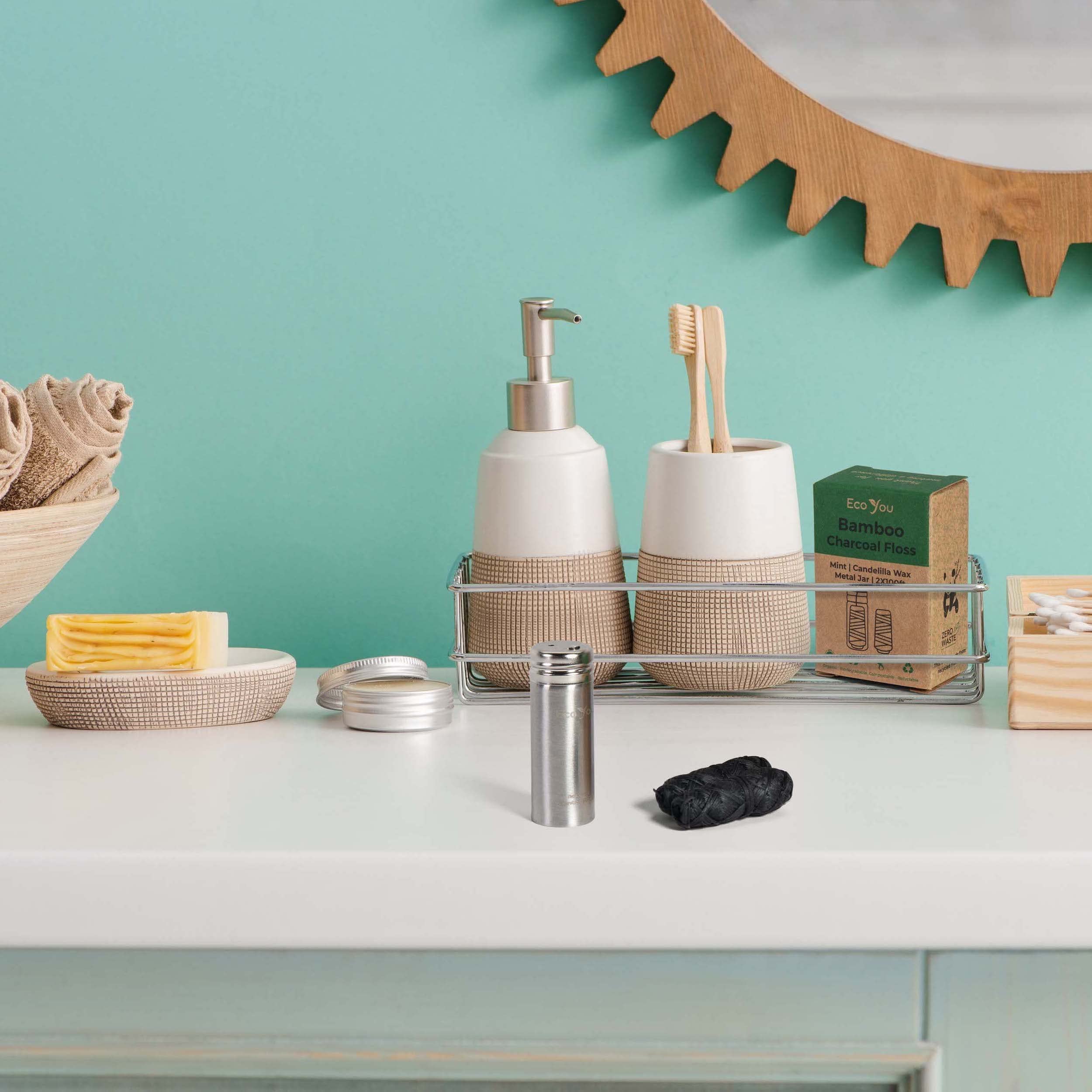 Biodegradable dental floss refill spools