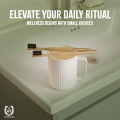 Single-piece sustainably grown bamboo handle